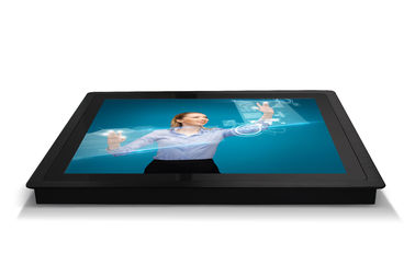 15.6" industrial panel mount multi touch screen monitor display  IP65 front FHD 1080p anti-vandalism