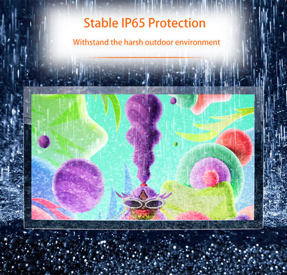 Industrial Grade Outdoor LCD Touchscreen Monitor 43 inches Display High Brightness With Optical Bonding