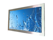 Waterproof Sunlight Readable LCD Monitor Stainless Steel 1000 Nits 27 Inch Touch Screen