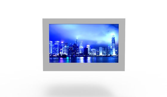 Industri Grade Outdoor LCD Touchscreen Monitor 86 ′′Tembok dipasang Tampilan Kecerahan Tinggi Dengan Optical Bonding
