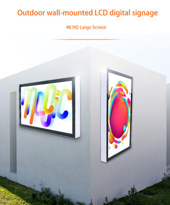 Industrial Grade Outdoor LCD Touchscreen Monitor 43 inches Display High Brightness With Optical Bonding